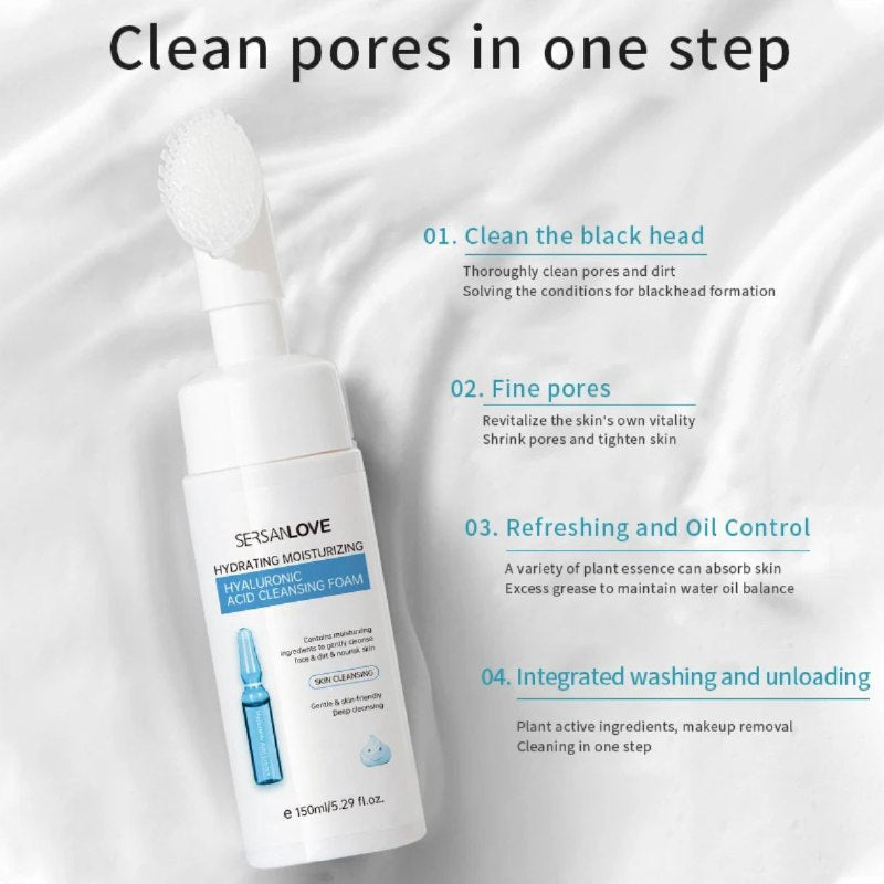 غسول منظف ومرطب للبشرة لإزالة الدهون والشوائب