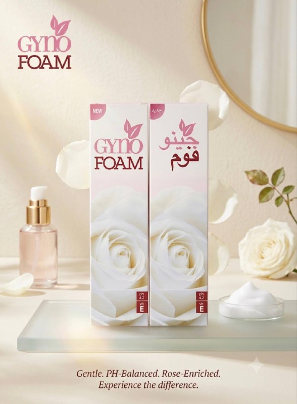 غسول نسائي رغوي گاينو فوم - تركواز
