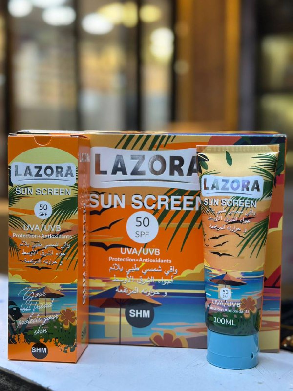 واقي شمس لازور Lazor بعامل حماية SPF 50 سعة 100 مل