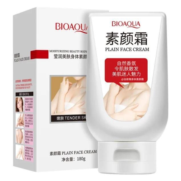 كريم الترطيب والتفتيح الفوري للوجه والجسم Bioaqua بحجم 180 غرام