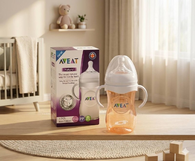 رضاعة أطفال بلاستيكية Avent سعة 180 مل