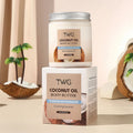TWG زبدة الجسم المرطبة بزيت جوز الهند
