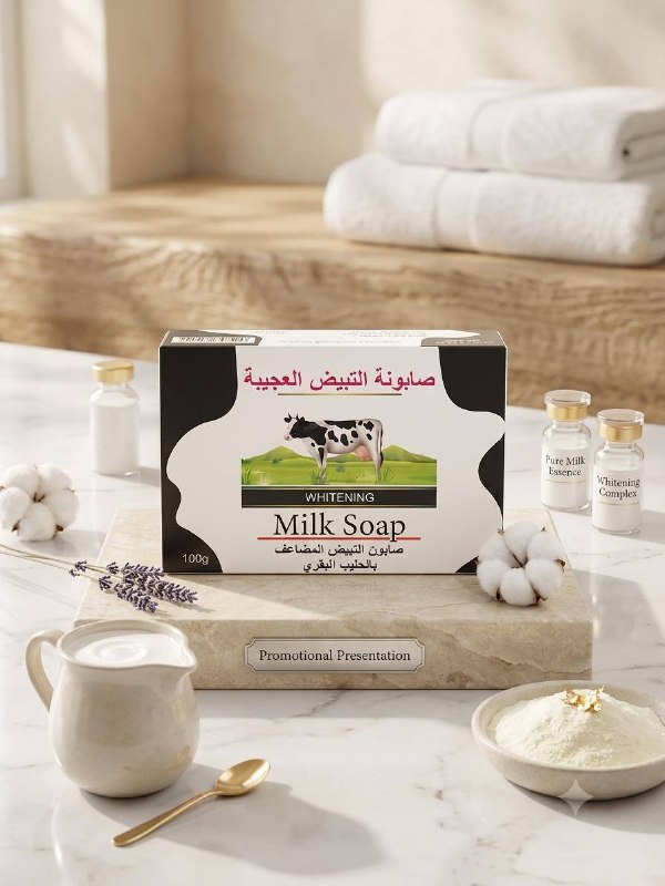 صابون حليب البقر الإندونيسي الأصلي (72 قطعة)