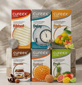 واقي ذكري كيوريكس Curex تركي أصلي منوع 12 قطعة