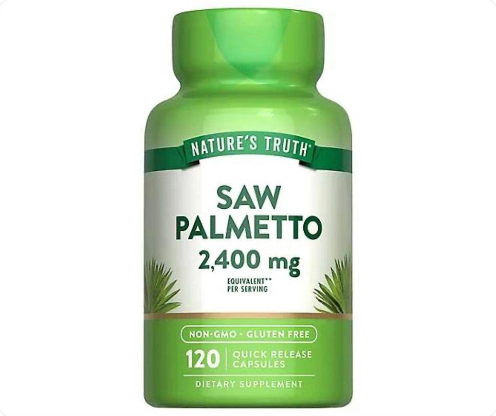عبوة مكمل غذائي سو بالميتو من Nature's Truth تحتوي على 120 كبسولة