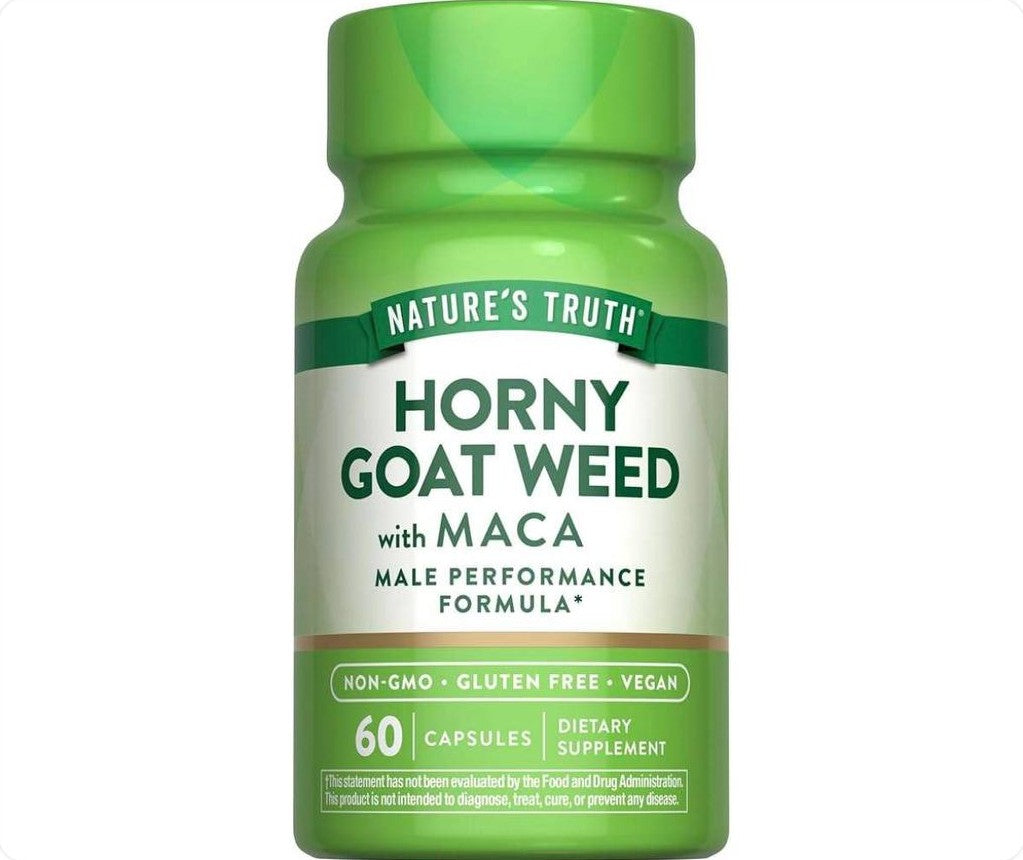 Nature's Truth عشبة الماعز مع الماكا (Horny Goat Weed with Maca) 60 كبسولة