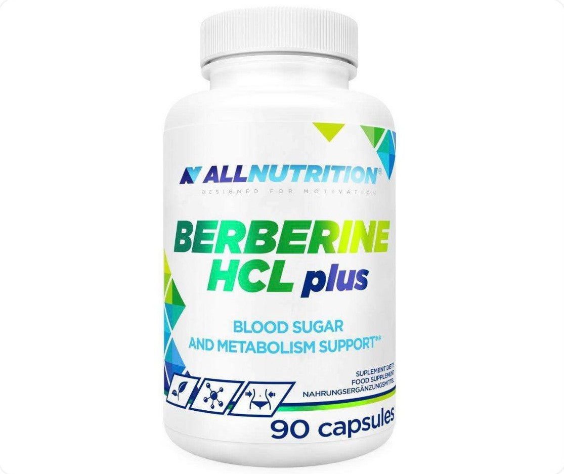 عبوة بربرين هيدروكلوريد بلس من ALLNUTRITION تحتوي على 90 كبسولة