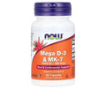 NOW Foods ميجا دي-3 مع إم كيه-7 60 كبسولة