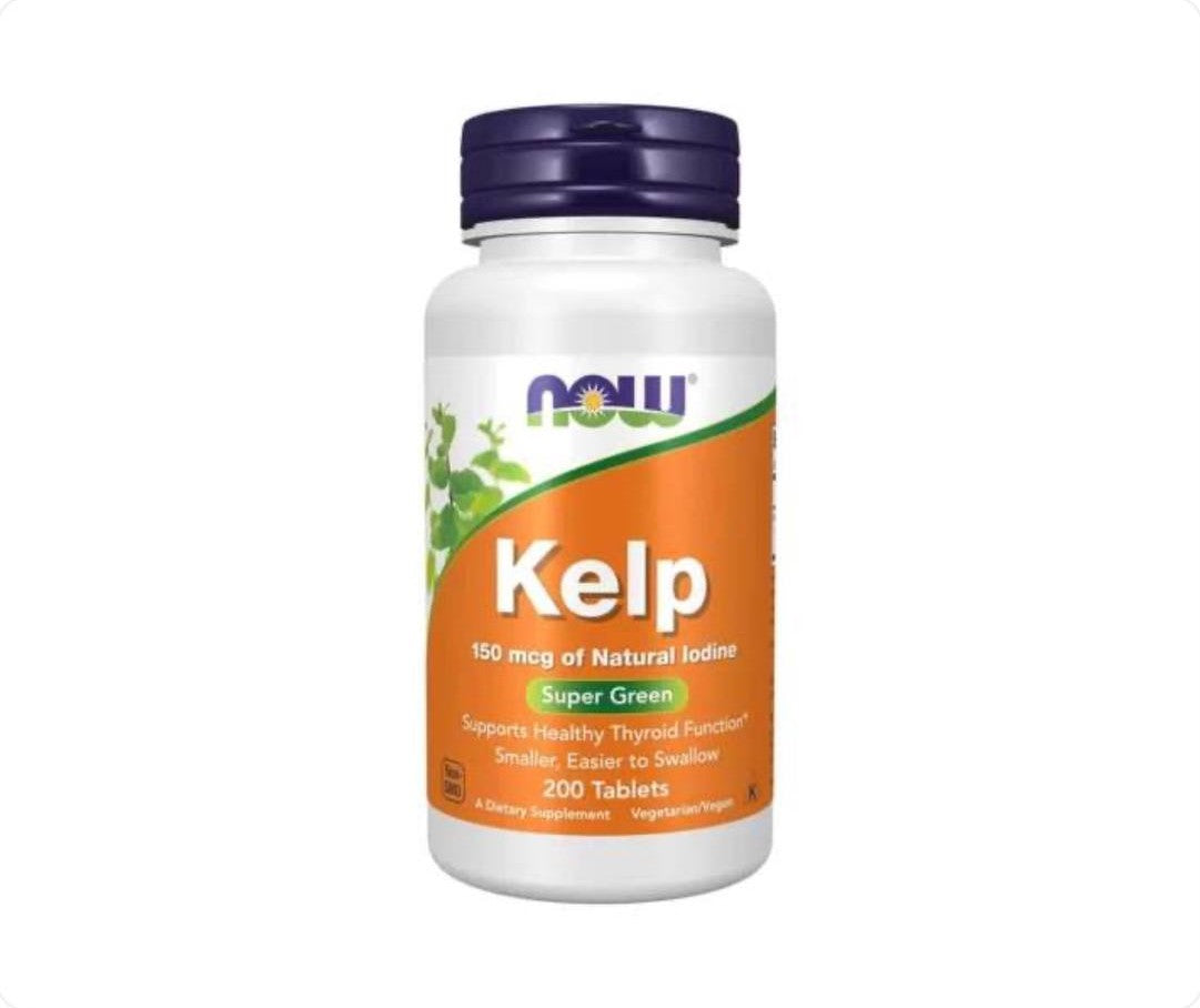 NOW Foods عشب البحر كيلب Kelp 150 مايكروغرام 200 قرص