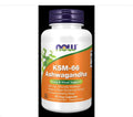 عبوة أشواغاندا KSM-66 من NOW Foods تحتوي على 90 كبسولة نباتية