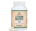 عبوة ليثيوم أوروتات من Double Wood Supplements تحتوي على 210 كبسولة