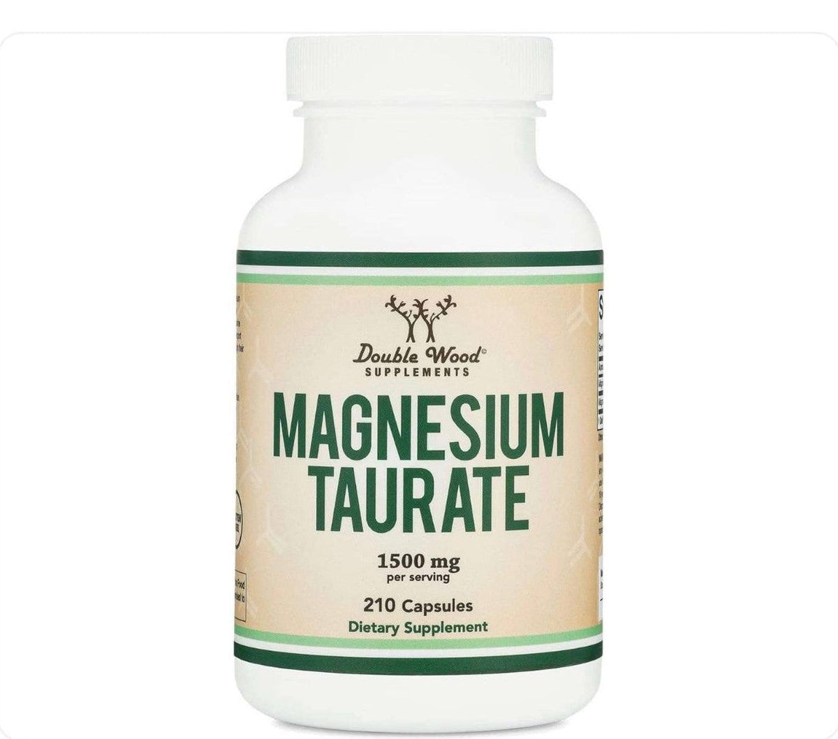 عبوة كبسولات مغنيسيوم تورات من Double Wood Supplements سعة 210 كبسولة