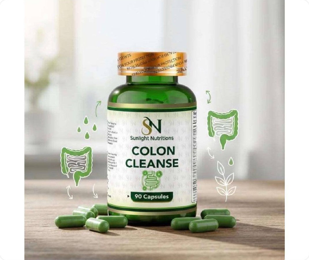 عبوة كبسولات Colon Cleanse من Sunlight Nutritions سعة 90 كبسولة