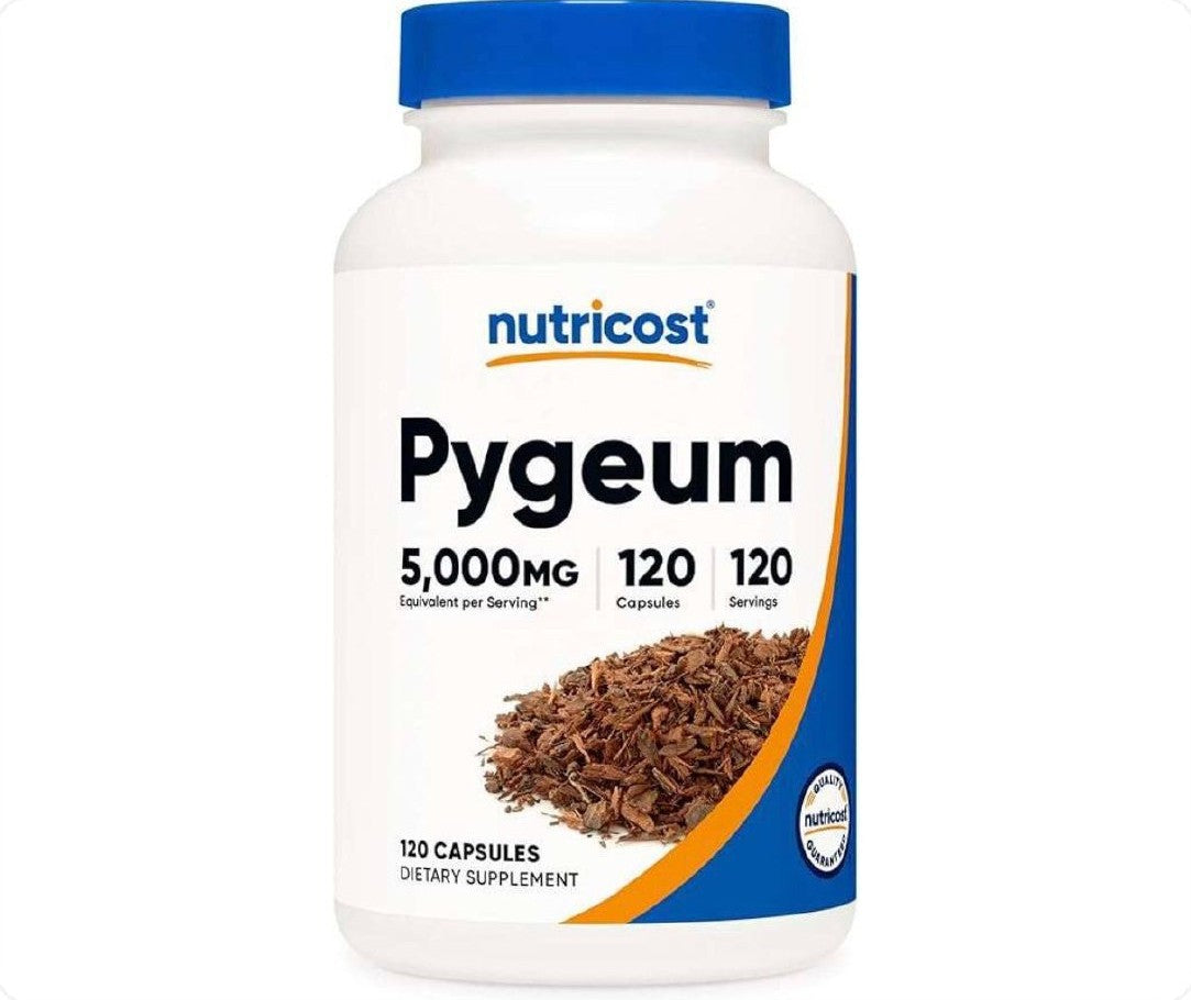 عبوة كبسولات بيجيوم من Nutricost سعة 120 كبسولة
