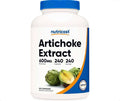 Nutricost مستخلص الخرشوف 600 ملغ 240 كبسولة