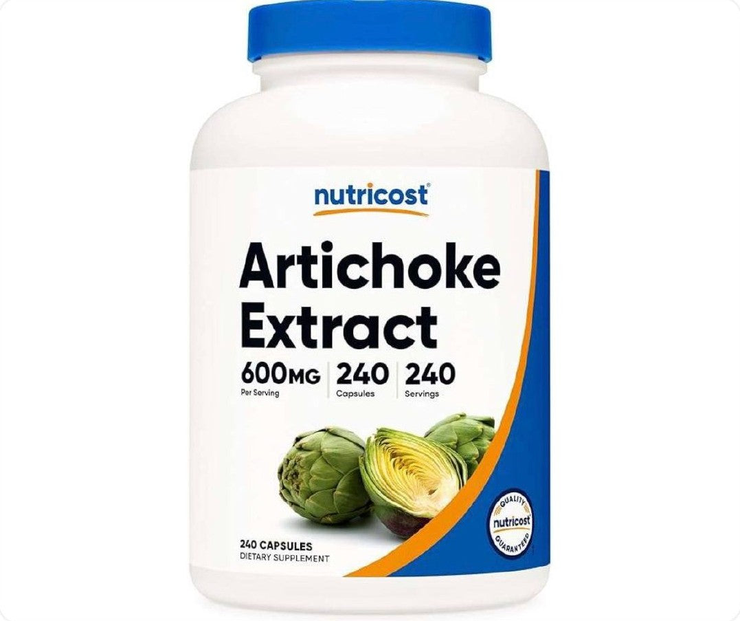 Nutricost مستخلص الخرشوف 600 ملغ 240 كبسولة