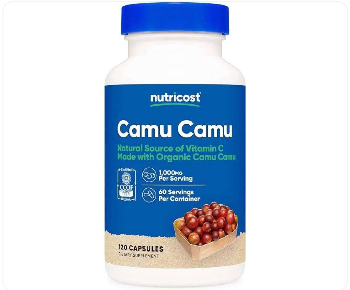 عبوة Nutricost كامو كامو 120 كبسولة