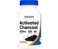 عبوة كبسولات فحم نشط Activated Charcoal من Nutricost بحجم 120 كبسولة