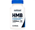 عبوة مكمل غذائي اتش ام بي HMB من Nutricost تحتوي على 60 كبسولة