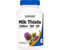 عبوة كبسولات حليب الشوك Milk Thistle من Nutricost سعة 120 كبسولة