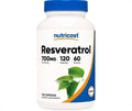 عبوة ريسفيراترول من Nutricost تحتوي على 120 كبسولة