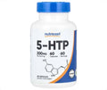 عبوة كبسولات 5-HTP من Nutricost بتركيز 200 ملغ للحصة وعدد 60 كبسولة