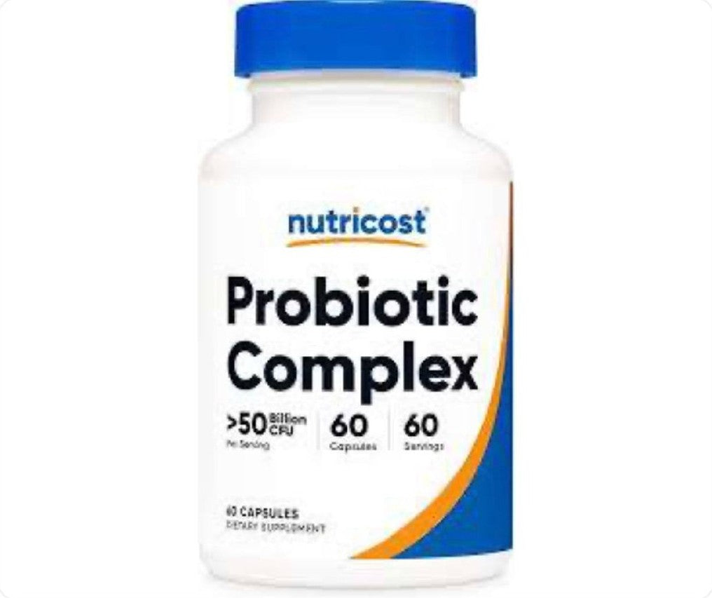 عبوة كبسولات بروبيوتيك كومبلكس من Nutricost
