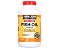 عبوة زيت السمك Fish Oil من Kirkland Signature بتركيز 1000 ملغ وعدد 400 كبسولة هلامية