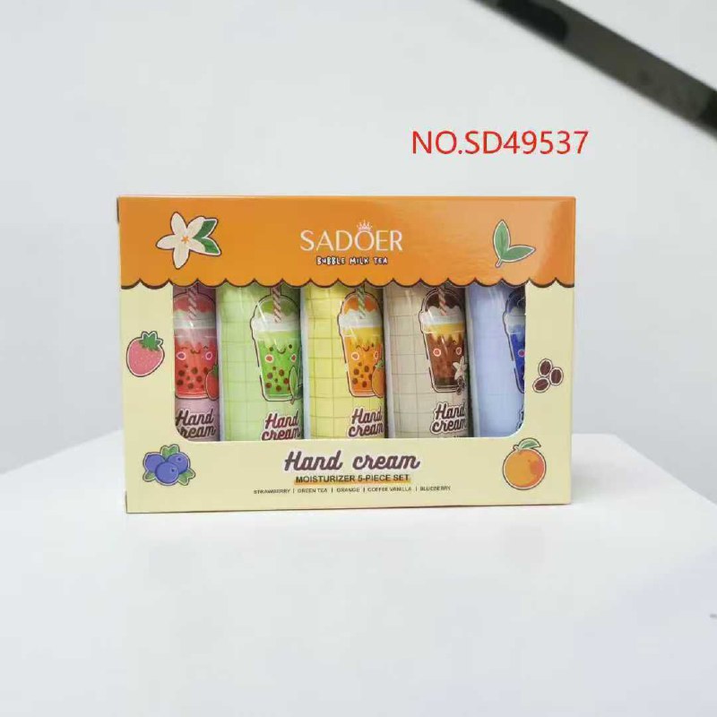 مجموعة كريم مرطب ومخمرية جسم معطرة من SADOER - 12 قطعة