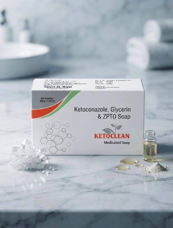 صابون KETOCLEAN الطبي للعناية بفروة الرأس ومكافحة القشرة