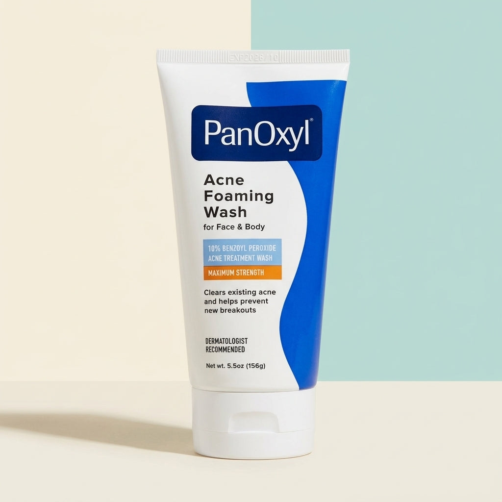 Panoxyl غسول رغوي للعناية بالبشرة المعرضة للحبوب