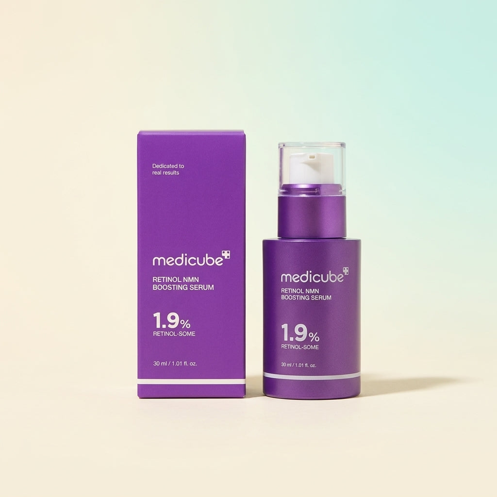 Medicube سيروم ريتينول و NMN لتعزيز نضارة البشرة ومرونتها
