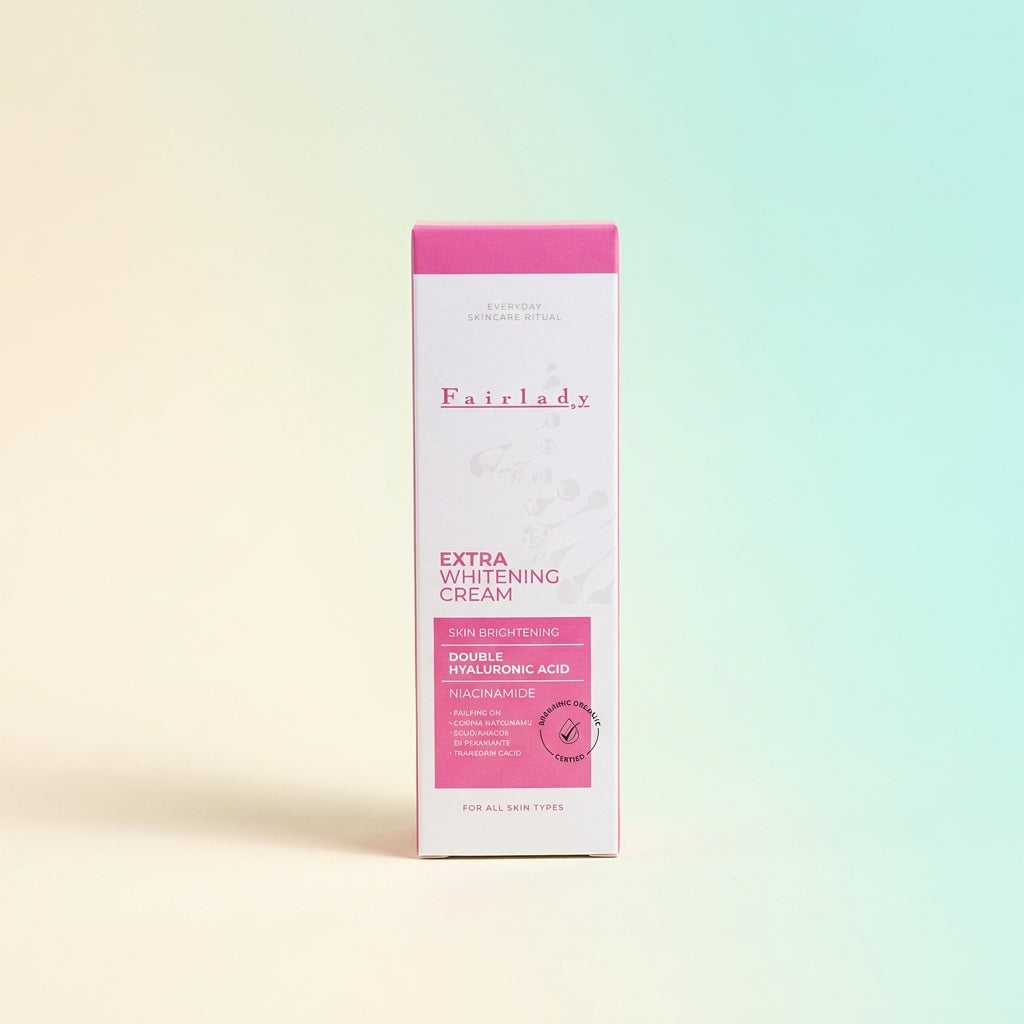 كريم تفتيح وترطيب البشرة Fairlady Extra Whitening Cream