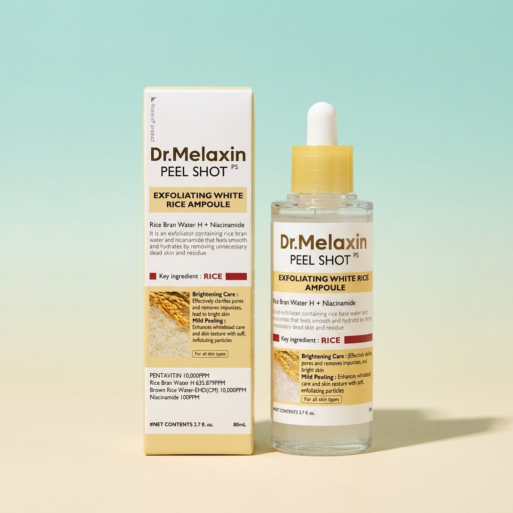 أمبول تقشير الأرز دكتور ميلاكسين Dr. Melaxin PeelShot Rice Ampoule