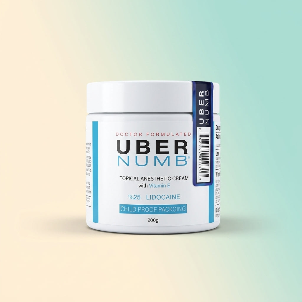 كريم مخدر موضعي UBER NUMB للتخدير السطحي للجسم