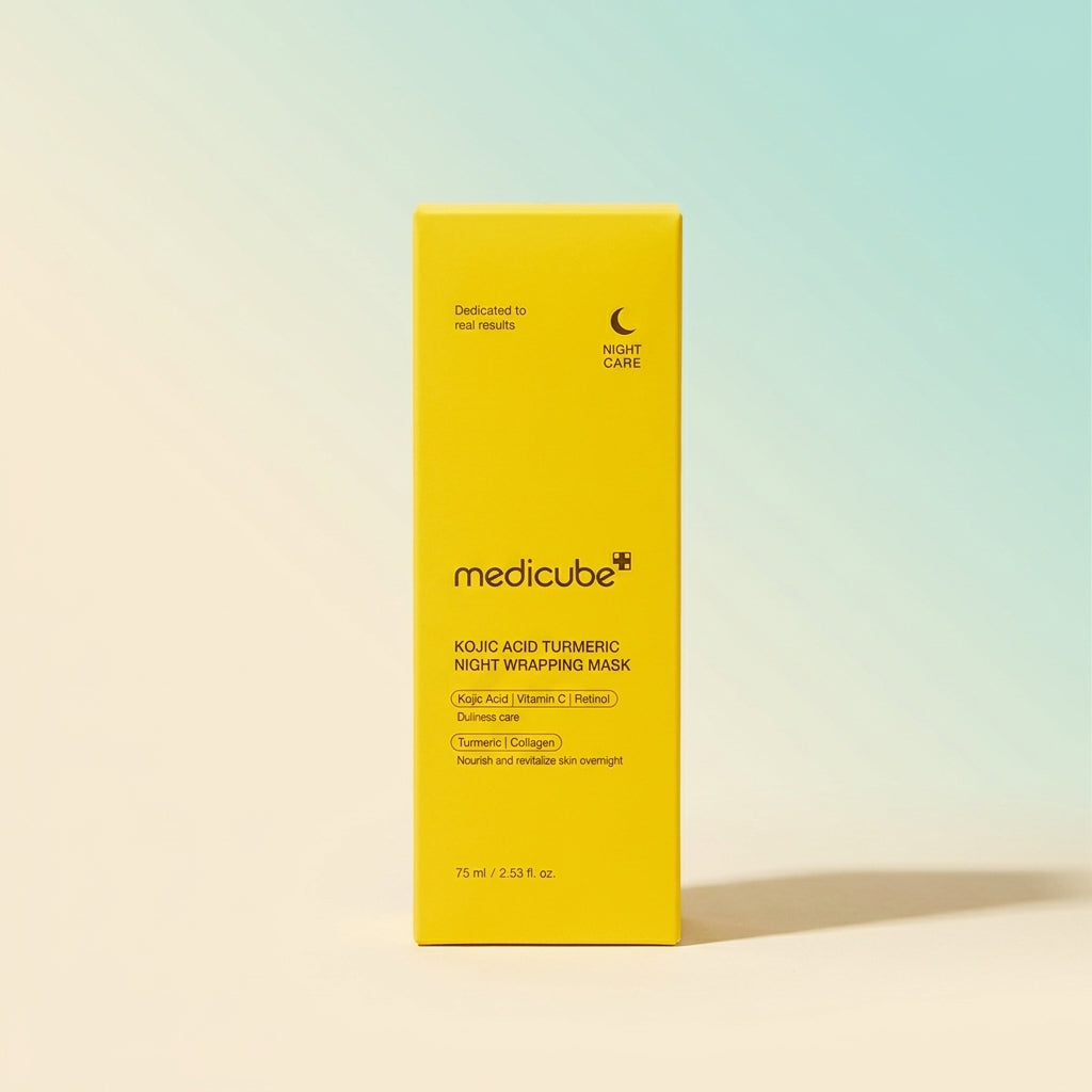 Medicube Kojic Acid & Turmeric Night Wrapping Mask قناع ليلي