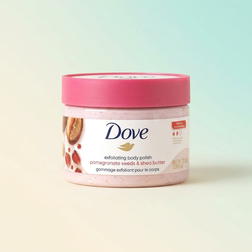 Dove مقشر وسكراب للجسم بخلاصة جوز الهند واللافندر واللوز