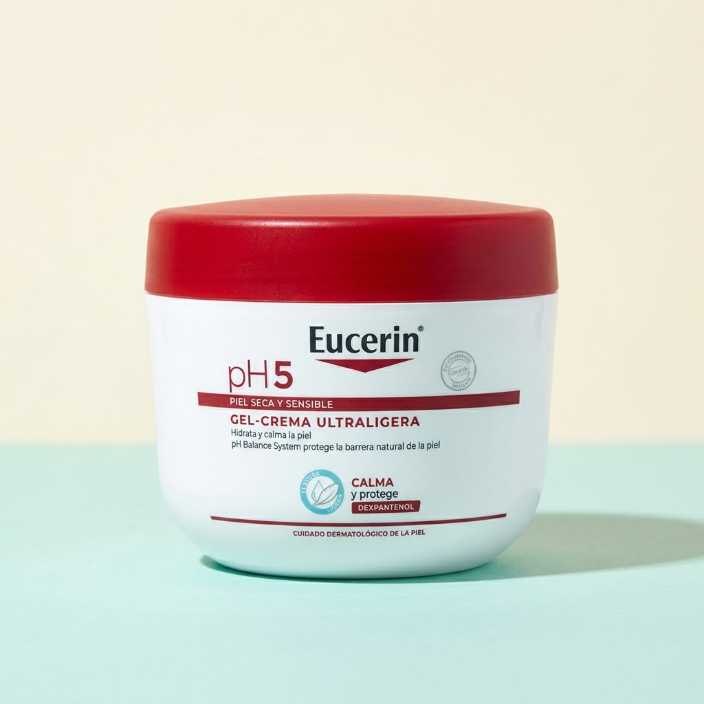 كريم جل Eucerin pH5 Ultraligera المرطب للبشرة الجافة والحساسة 350 مل