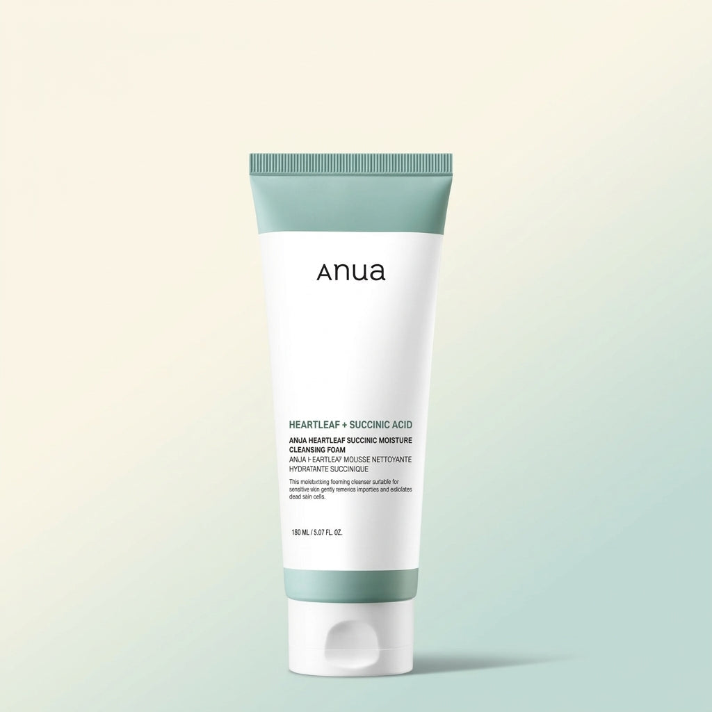 غسول رغوي مرطب هارتليف سكسينيك من Anua - 150 مل