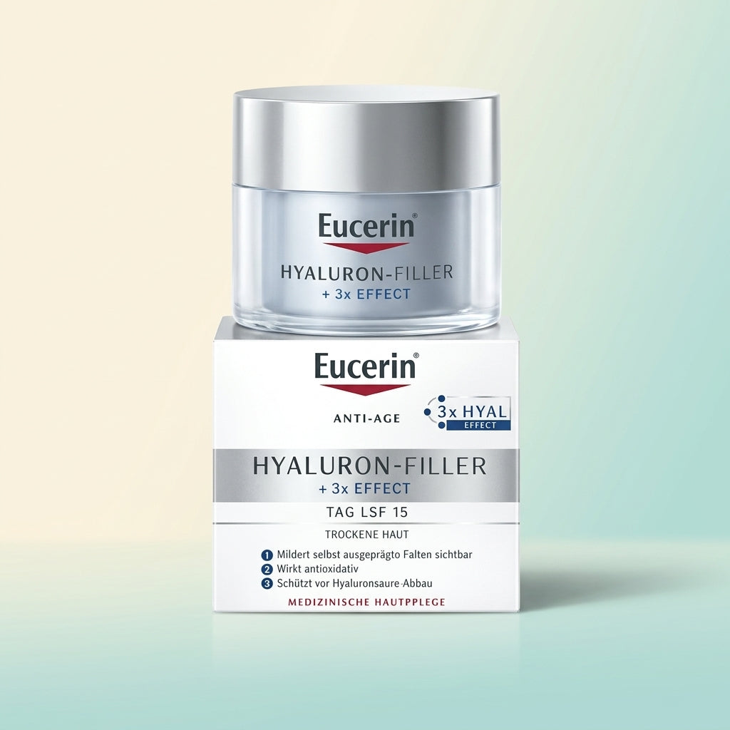 Eucerin Hyaluron-Filler 3x Effect كريم ليلي لتجديد البشرة ومقاومة التجاعيد