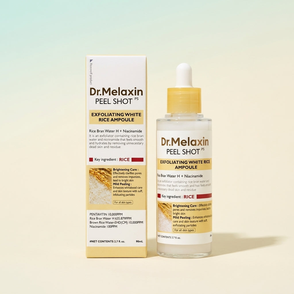 Dr. Melaxin أمبول بيل شوت بخلاصة الأرز لتقشير وتنعيم البشرة