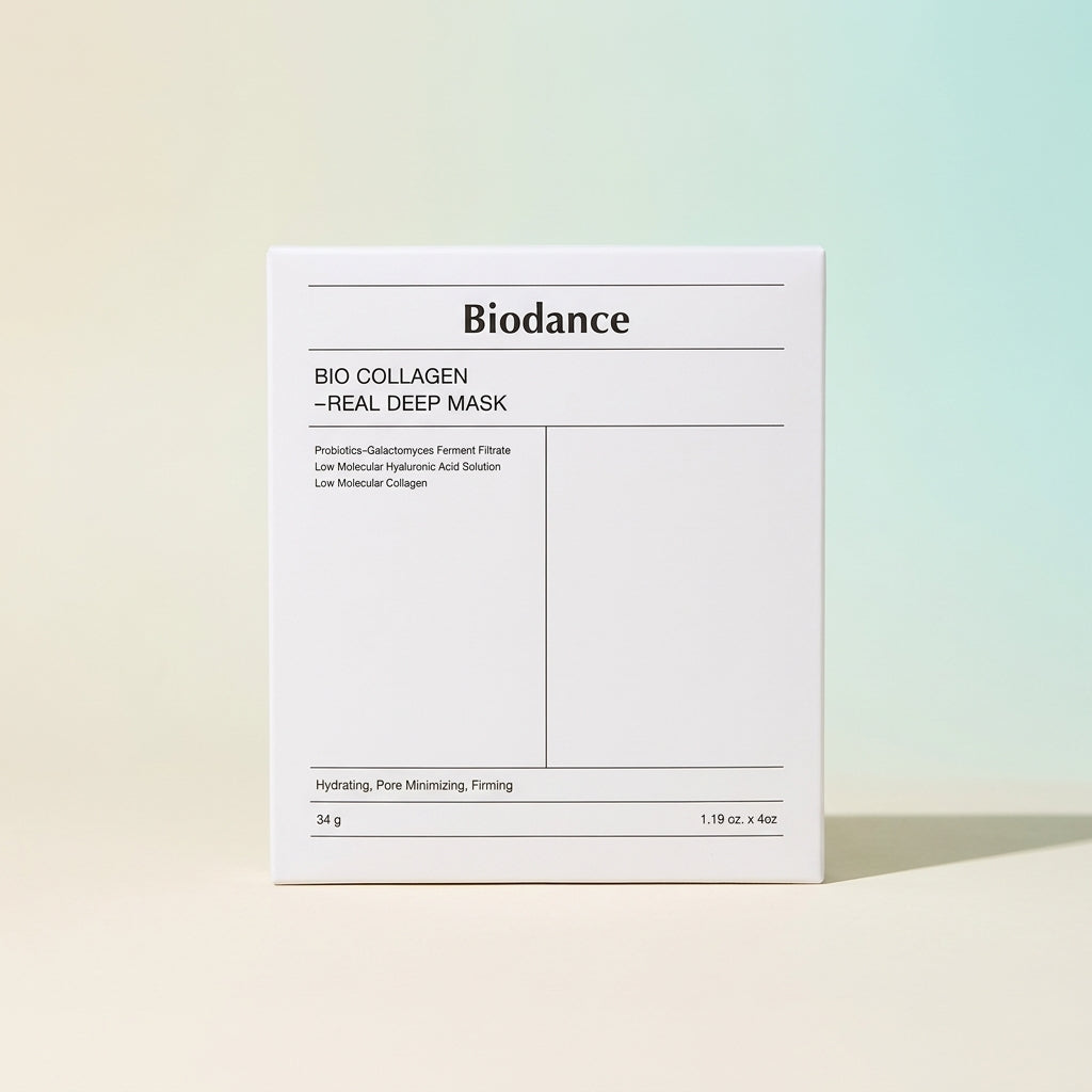 Biodance قناع كولاجين ريل ديب لترطيب وشد البشرة 4 قطع