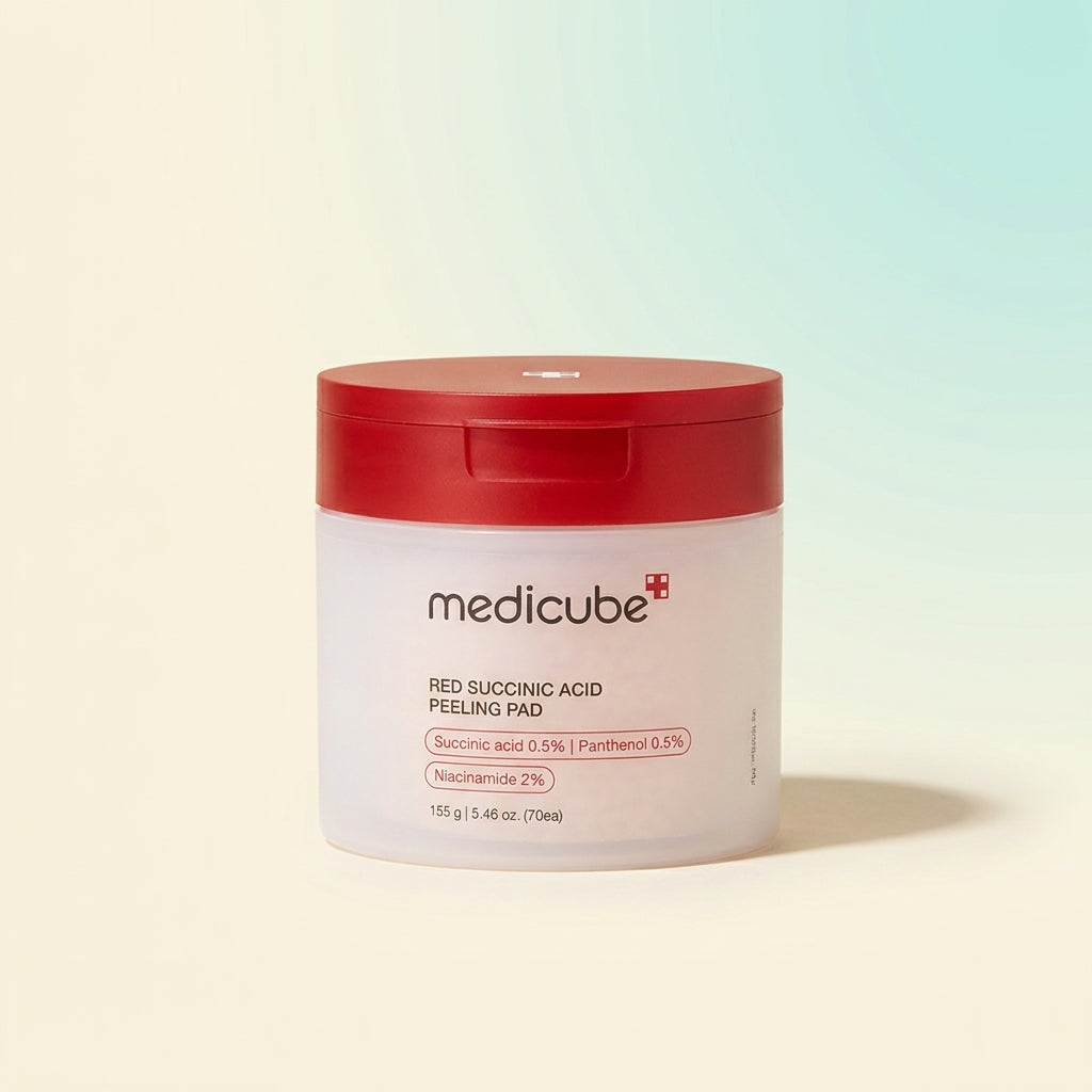Medicube ضمادات تقشير البشرة Red Succinic Acid Peeling Pad