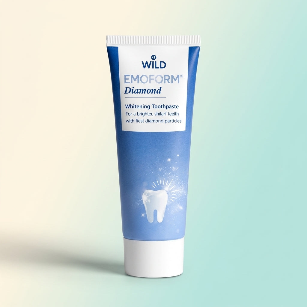 معجون أسنان Dr. Wild Emoform Diamond لتبييض وتلميع الأسنان