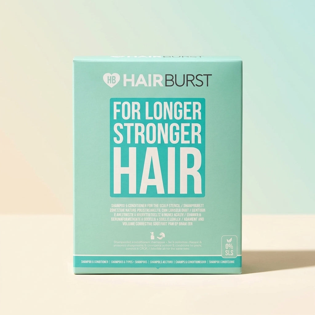 Hairburst مجموعة العناية بالشعر الدهني بالأناناس وجوز الهند