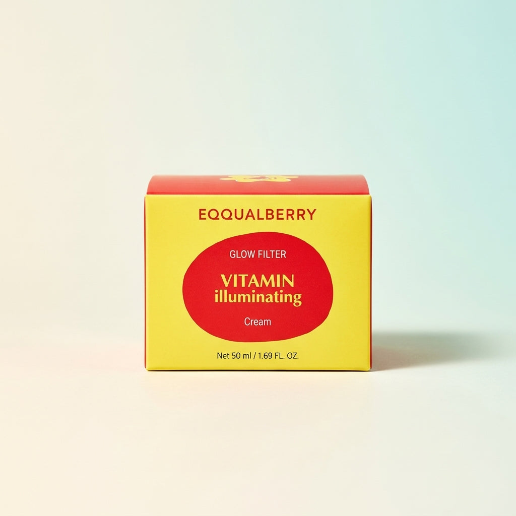 كريم إشراقة وتفتيح البشرة Glow Filter Vitamin Cream من Eqqualberry