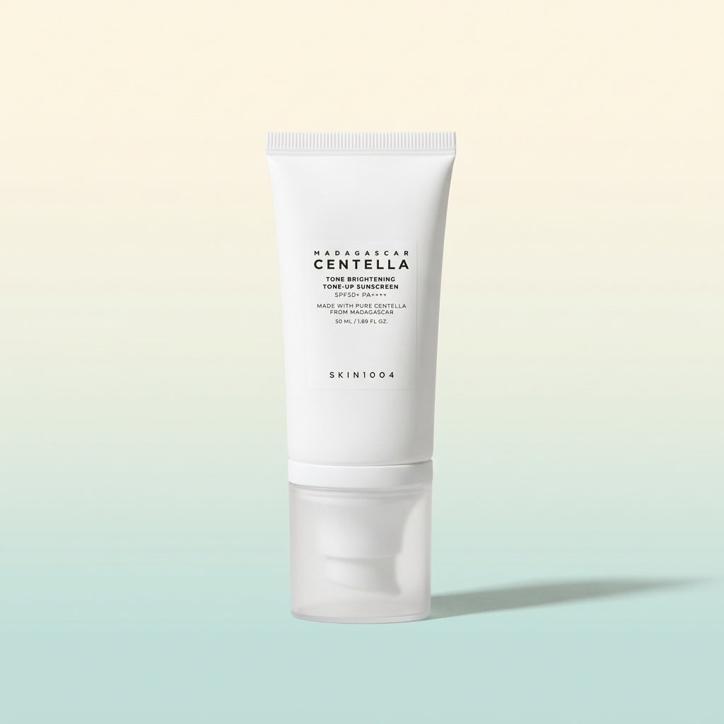 واقي شمس مفتح للبشرة Centella Tone-Up Sunscreen من SKIN1004 بحجم 50 مل