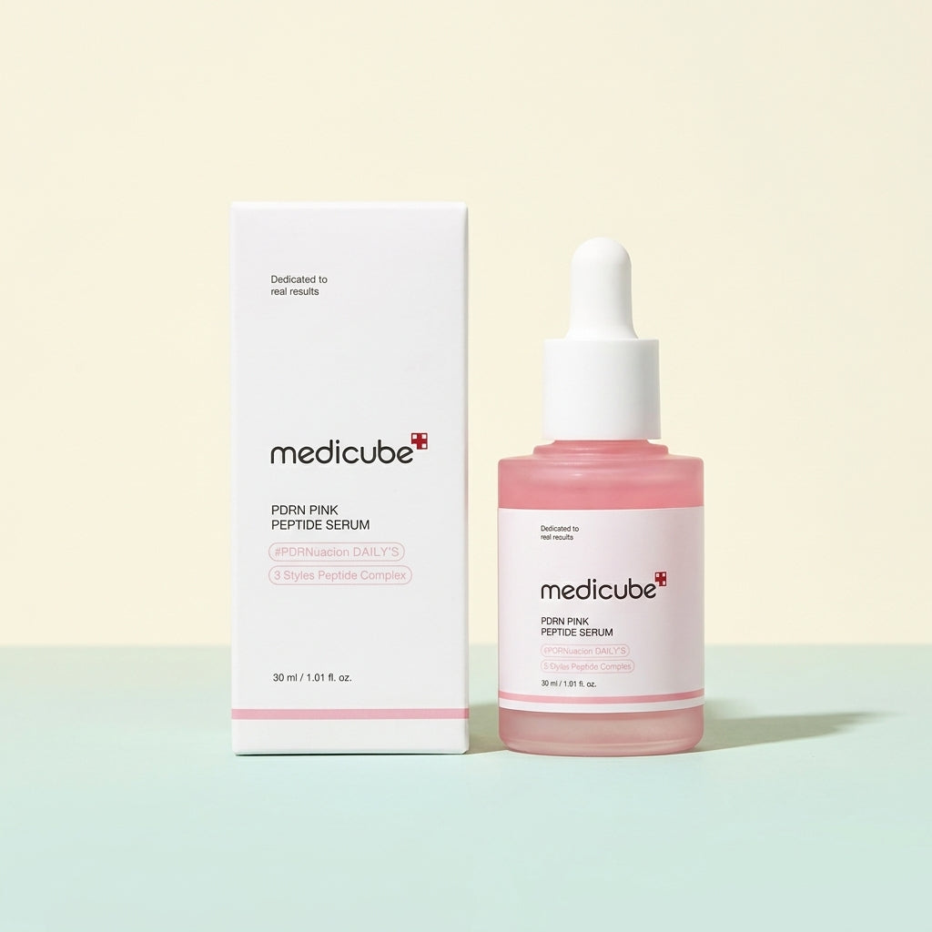 سيروم وكريم MEDICUBE الوردي بمركب الببتيد وPDRN