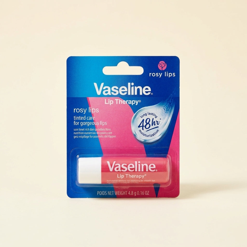 Vaseline Lip Therapy مرطب وتنت الشفاه بالورد وزيت اللوز