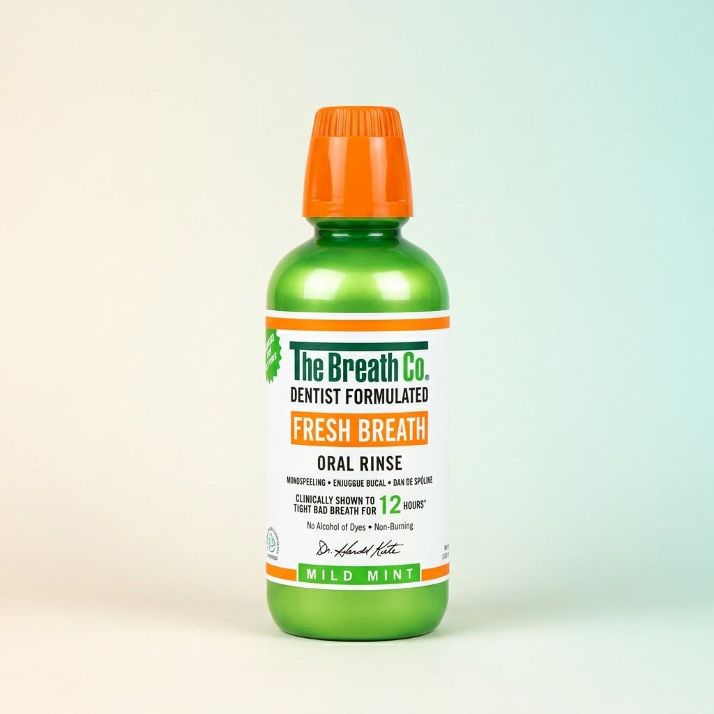 The Breath Co غسول الفم المنعش بنكهة النعناع الطبيعية